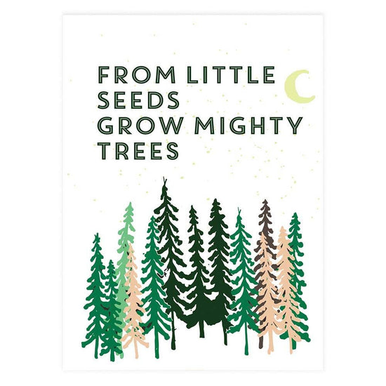 From Little Seeds Grow Mighty Trees Greeting Card