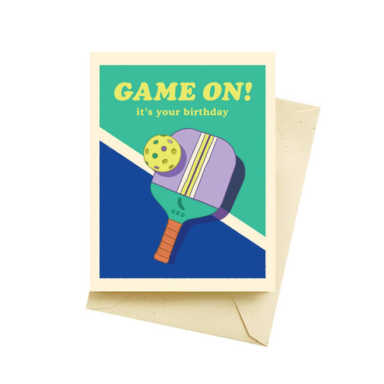 Pickleball Birthday Card