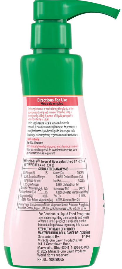 Miracle-Gro® Tropical Houseplant Food