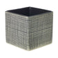 Checkered Cube Pot