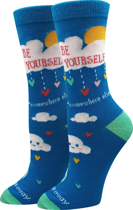 Be Yourself, Somewhere Else Socks