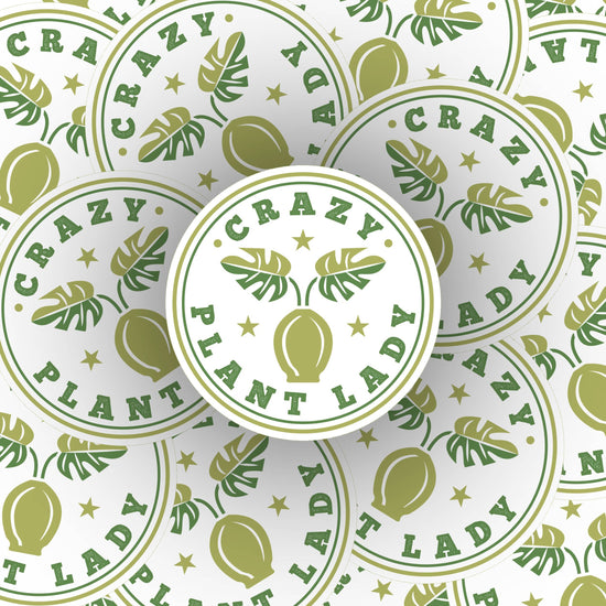 Crazy Plant Lady Sticker