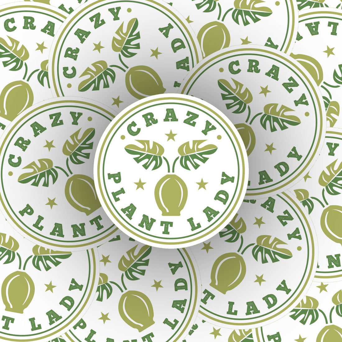 Crazy Plant Lady Sticker