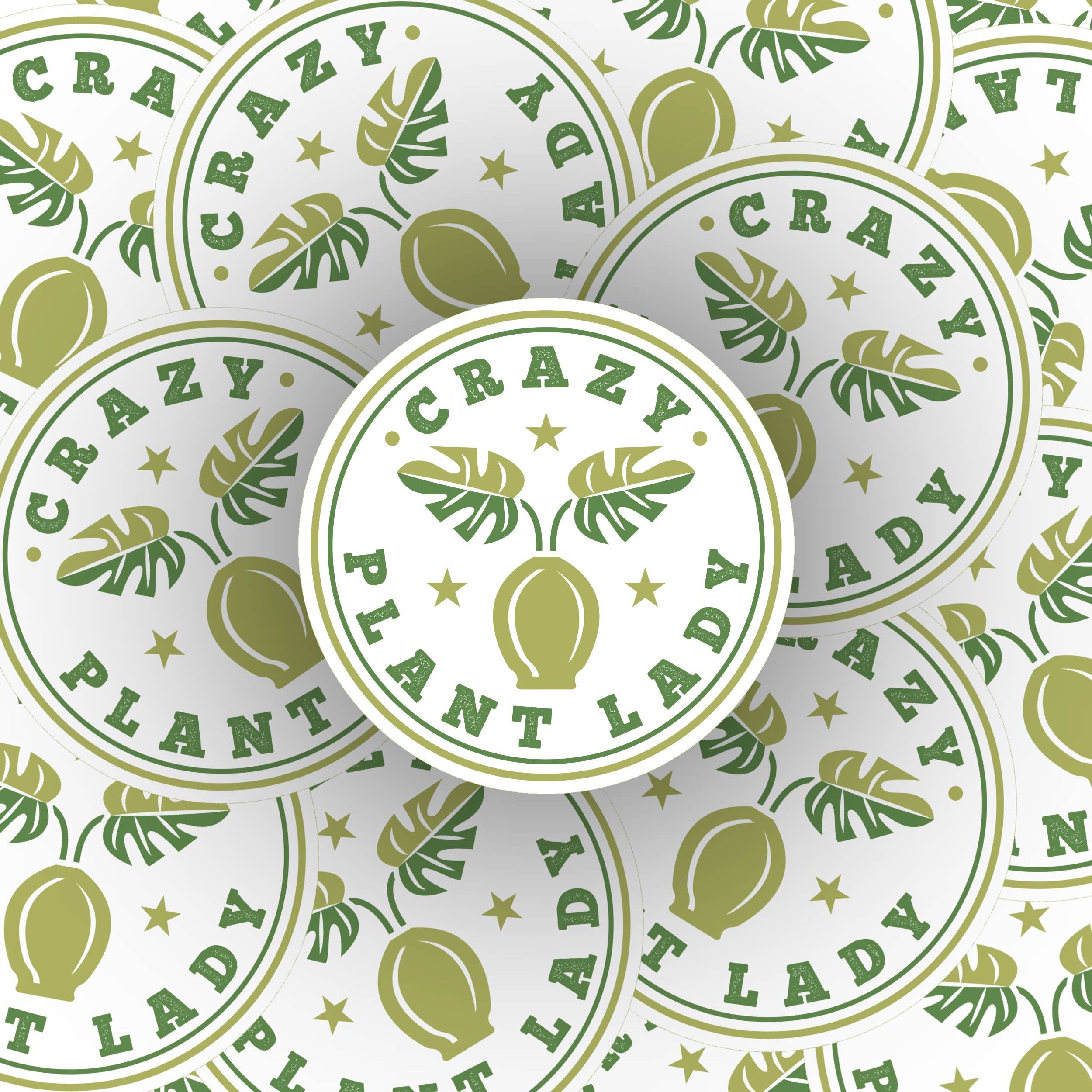Crazy Plant Lady Sticker