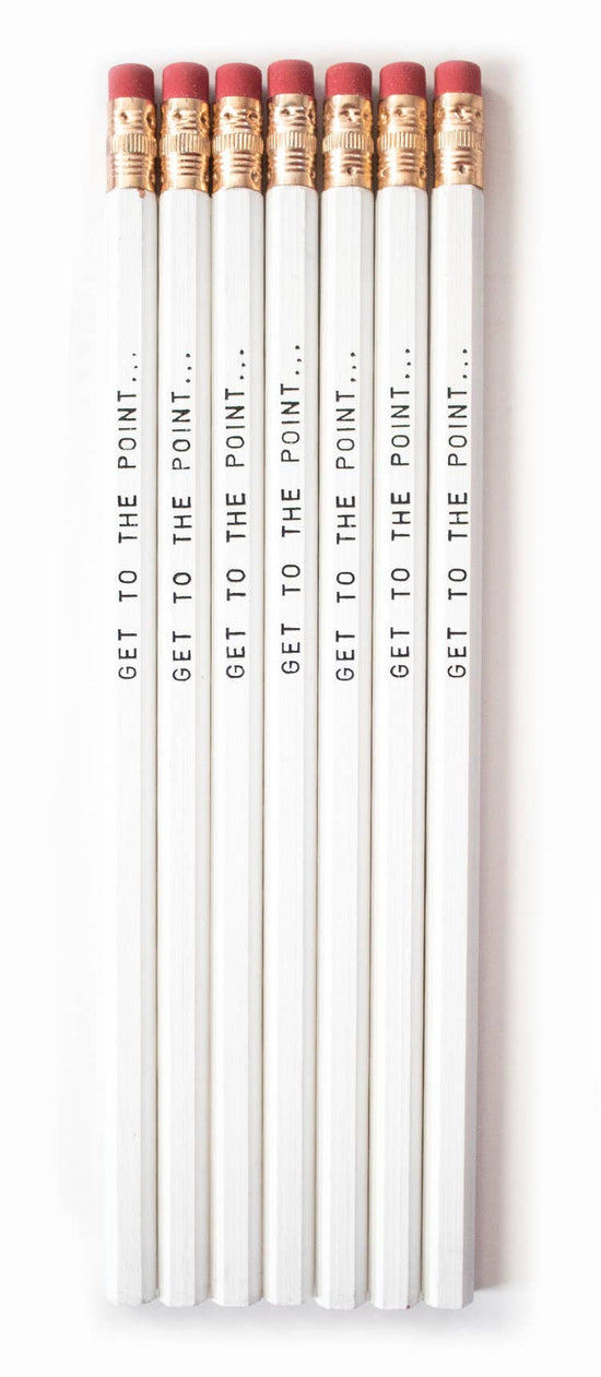 Get to the Point, Sarcastic Funny Pencil Pack