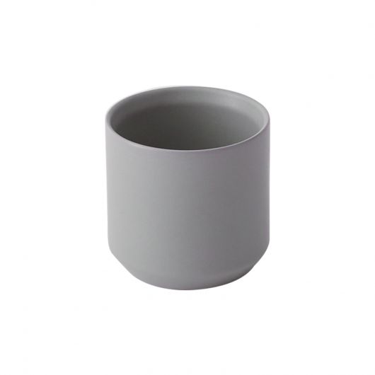 Round Grey Pot