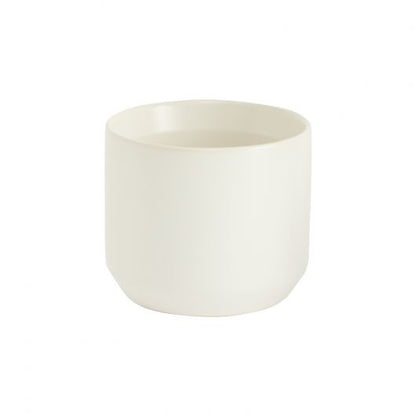 Round White Pot