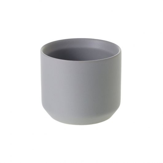 Round Grey Pot