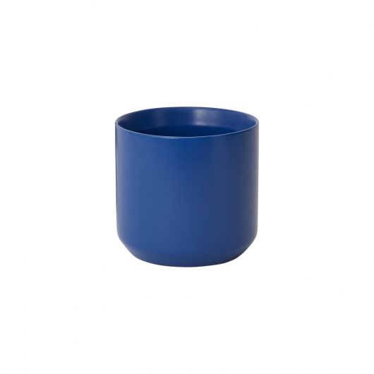 Round Blue Pot