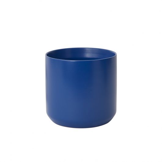 Round Blue Pot