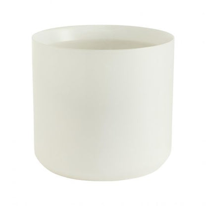 Round White Pot