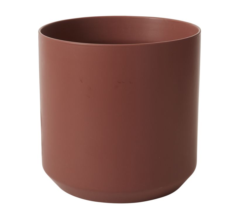 Round Brown Pot