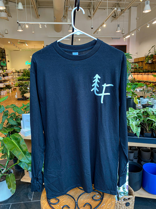 LF GET LOST LS T-Shirt (White on Black)