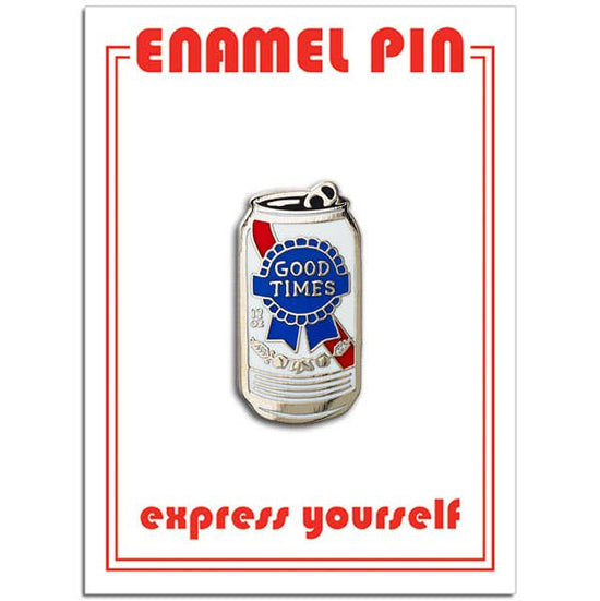 Good Times Beer Can Pin
