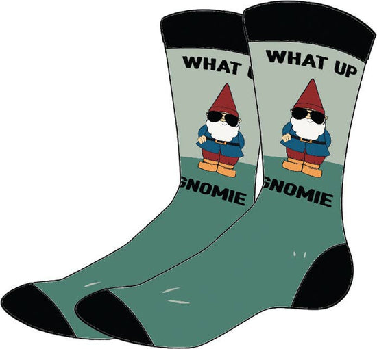 What Up Gnomey Socks