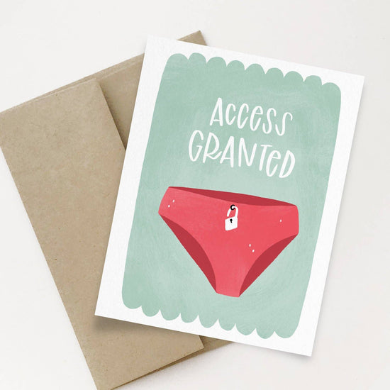 Access Granted Greeting Card